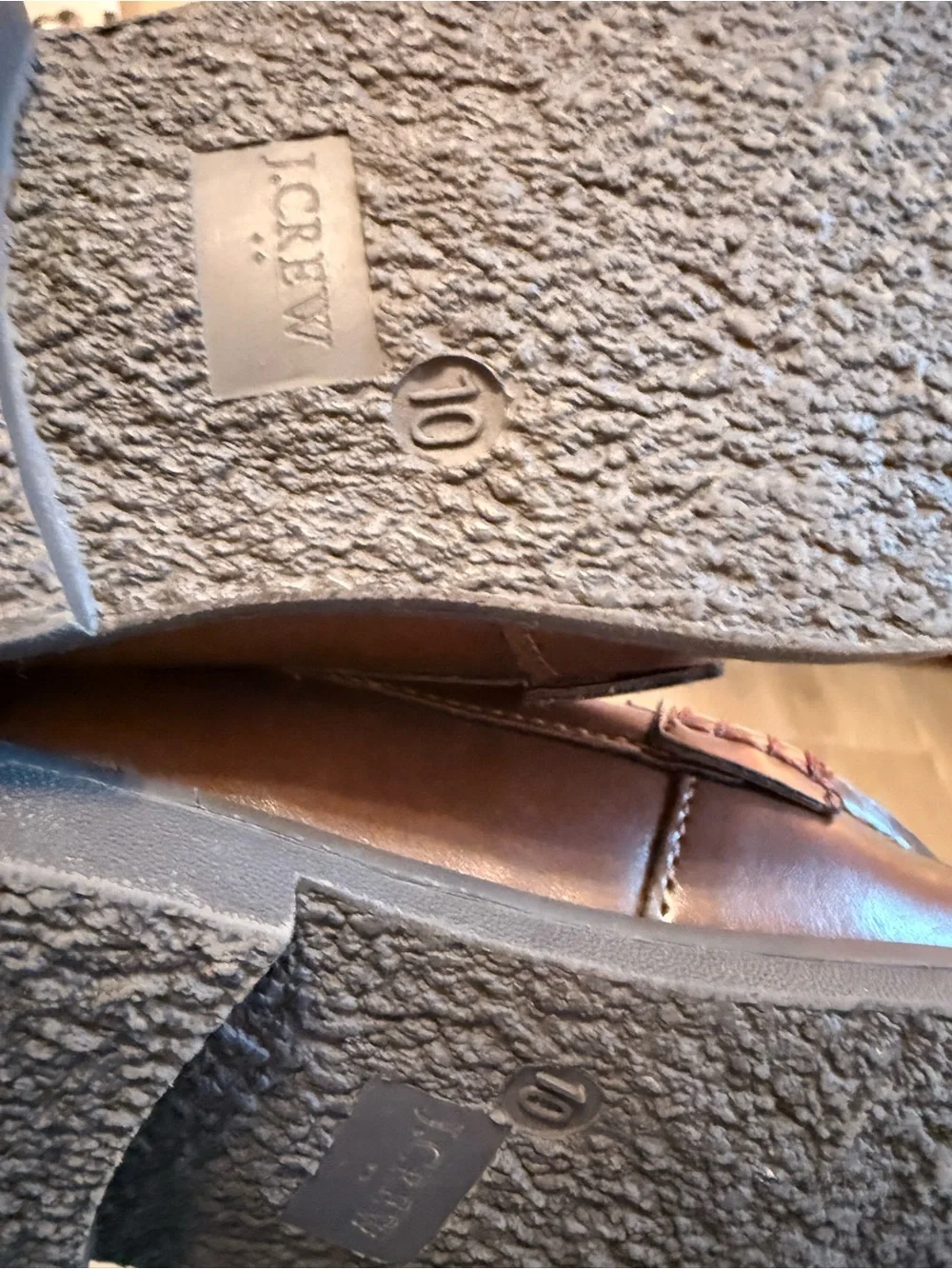 J Crew Boy Dress Shoes Brown Penny Loafers SlipOn NWOT Size 10 toddler
